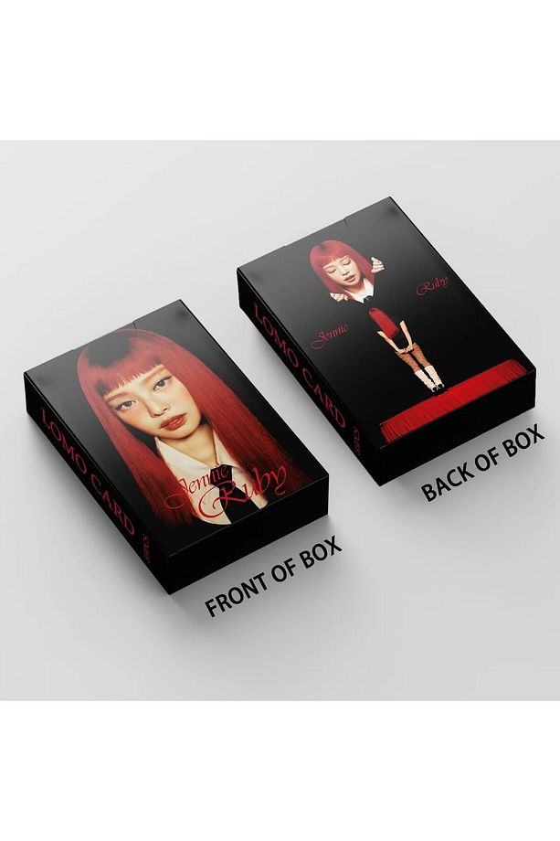 BLACKPINK Jennie '' Ruby '' Çift Yön Baskılı Lomo Card Seti 2 - 5