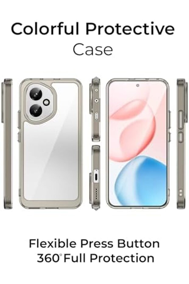 مجموعة غطاء رمادي مع واقي شاشة لهاتف Honor 400 - 3