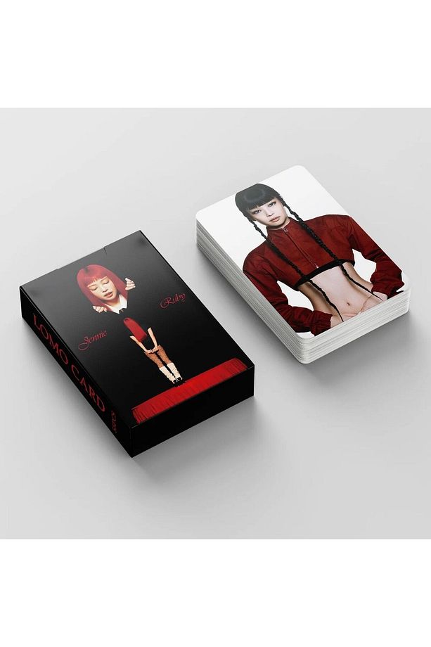 BLACKPINK Jennie '' Ruby '' Çift Yön Baskılı Lomo Card Seti 2 - 7