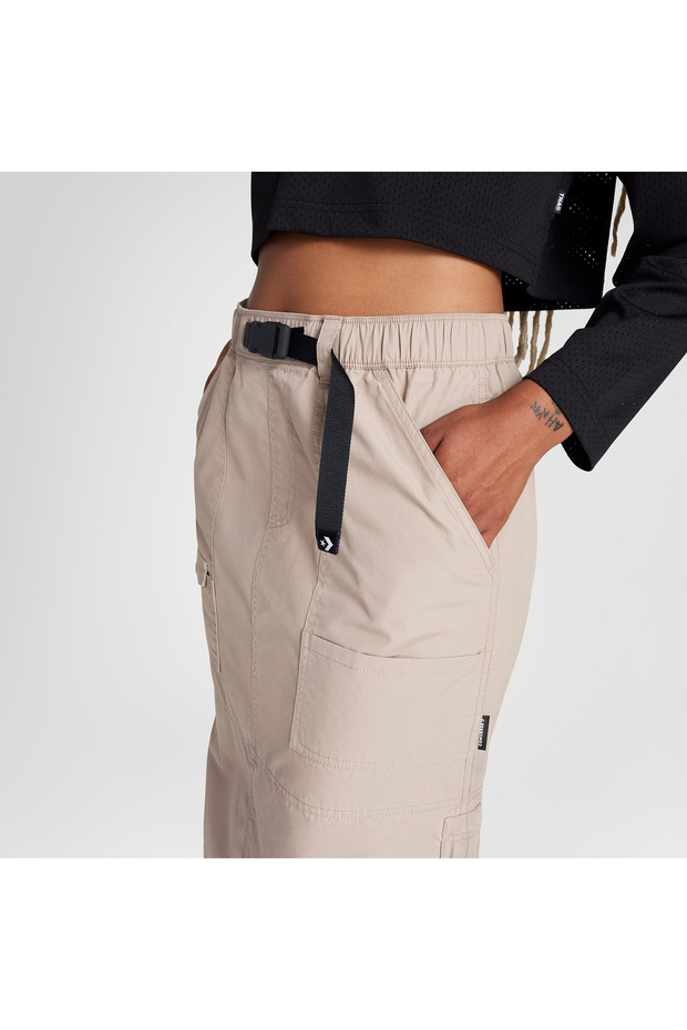 Classic Kadın Bej Etek - 5