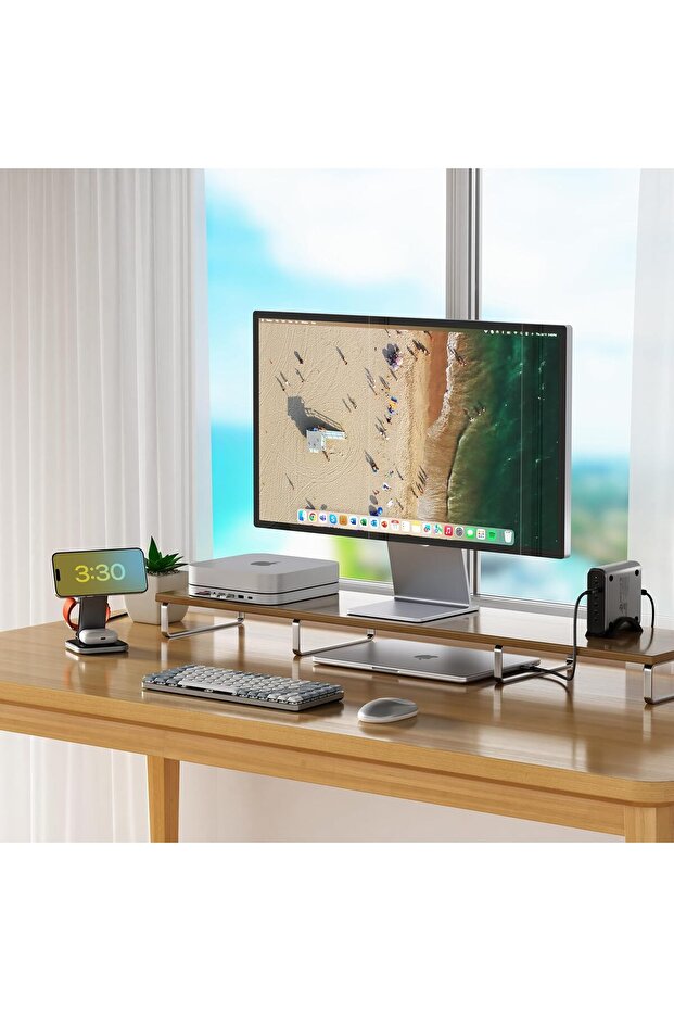 لوحة مفاتيح ميكانيكية SM1 75% لأجهزة ماك وويندوز، لوحة مفاتيح بلوتوث بإضاءة خلفية LED، 84 مفتاحًا - 2