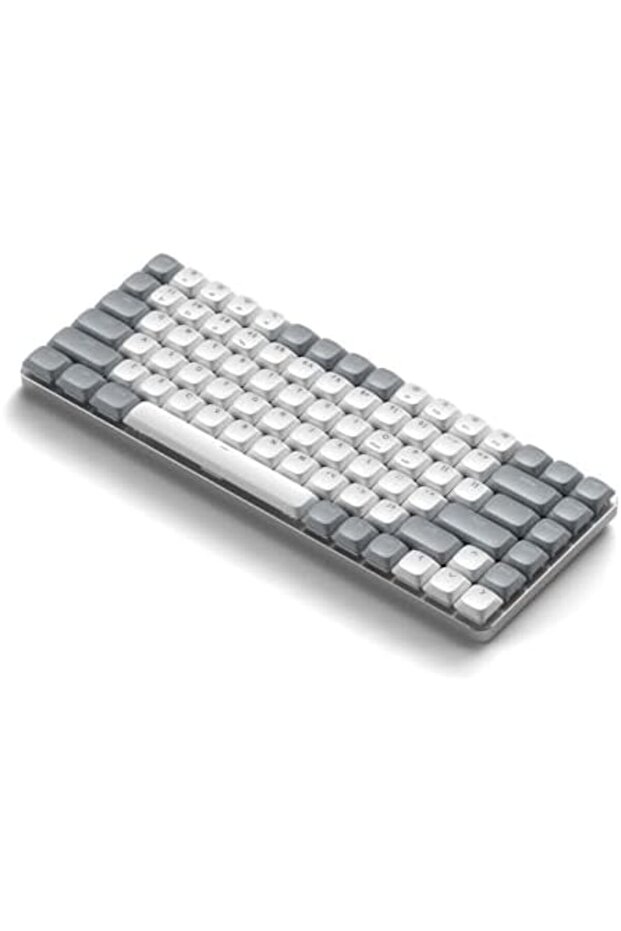 لوحة مفاتيح ميكانيكية SM1 75% لأجهزة ماك وويندوز، لوحة مفاتيح بلوتوث بإضاءة خلفية LED، 84 مفتاحًا - 1