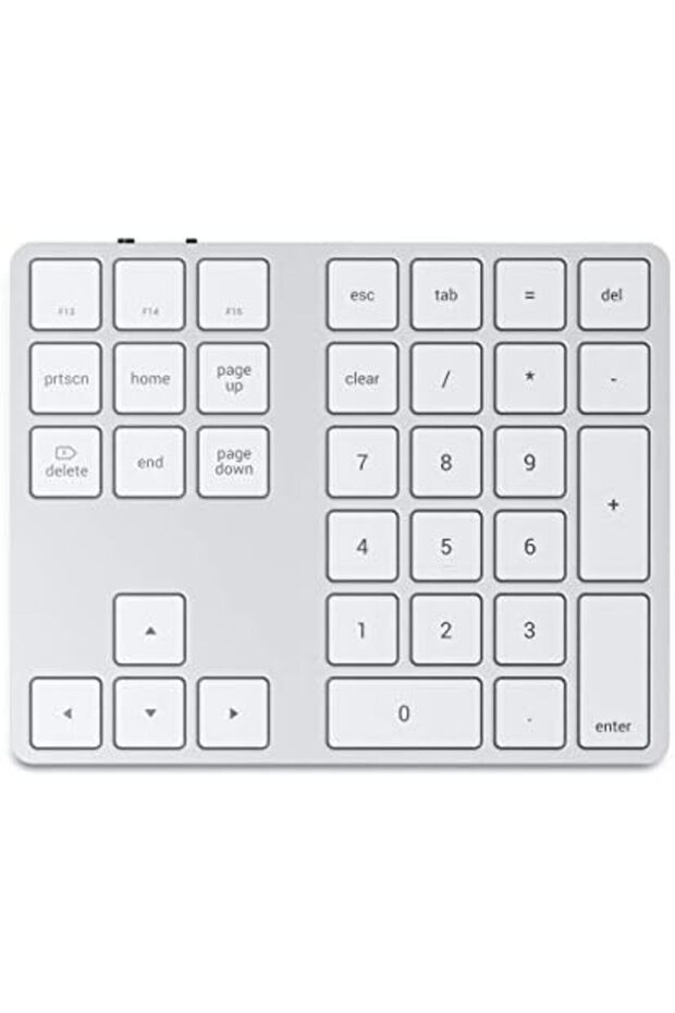 Bluetooth Extended Numeric Keypad - Slim Rechargeable 34-Key Numberpad for M2/M1 MacBook Pro - 2