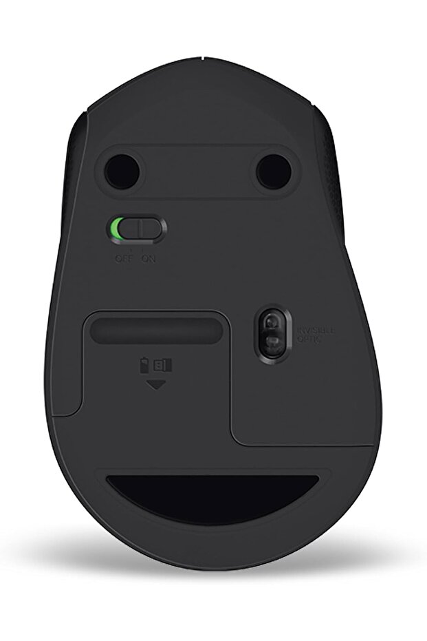 M330 Silent Plus Wireless Mouse, 2.4GHz with USB Nano Receiver, 1000 DPI Optical Tracking, - 9