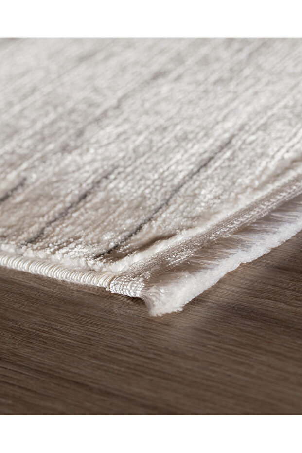 Annot Halı - Beyaz/Gri - 80x150 cm - 5