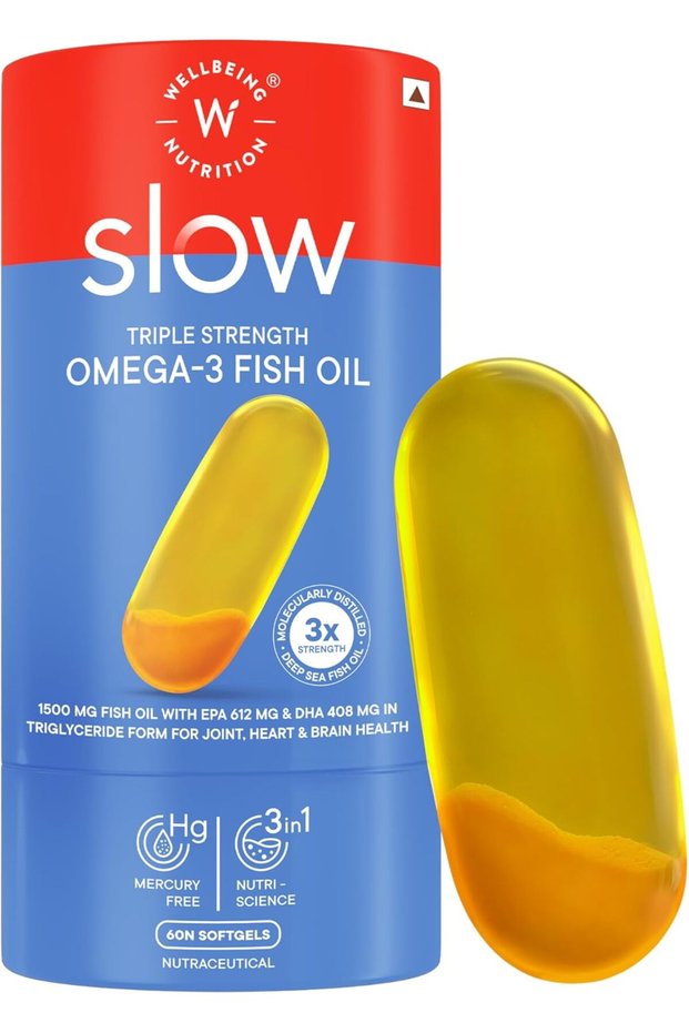 Triple Strength Omega-3 Slow 60 Capsules