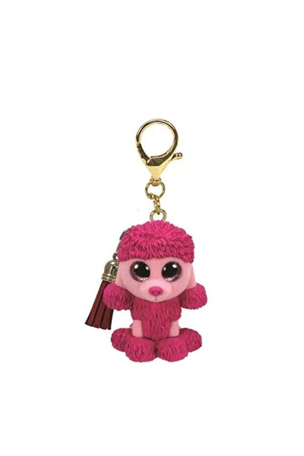 PLUS BRELOC TY 8.5CM MINI BOOS PATSY POODLE ROZ - 1