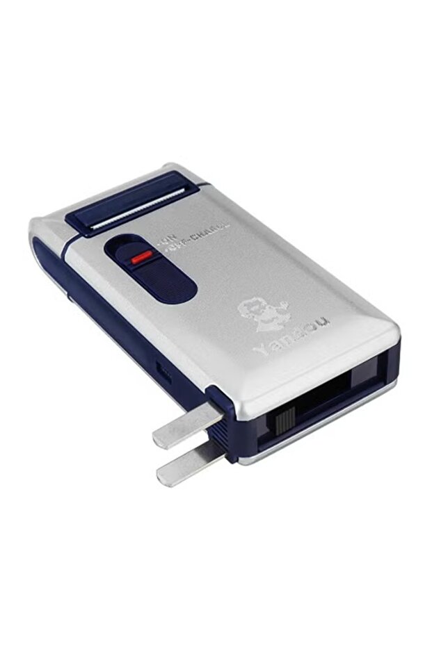 Rechargeable Mini Electric Shaver Silver - 3