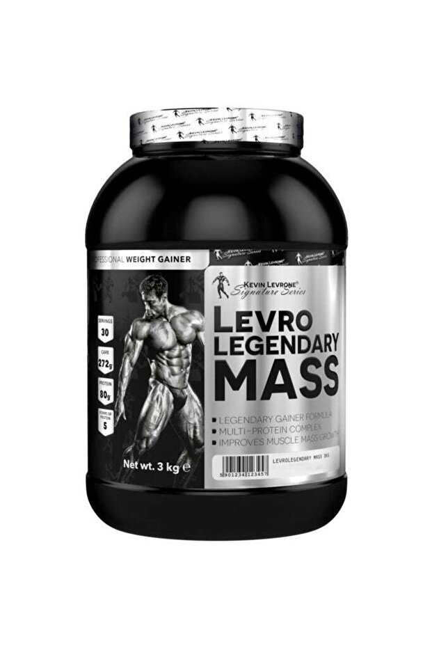 Levro Legendary Mass, Legendary Gainer Formula, Vanilla, Flavour 3kg