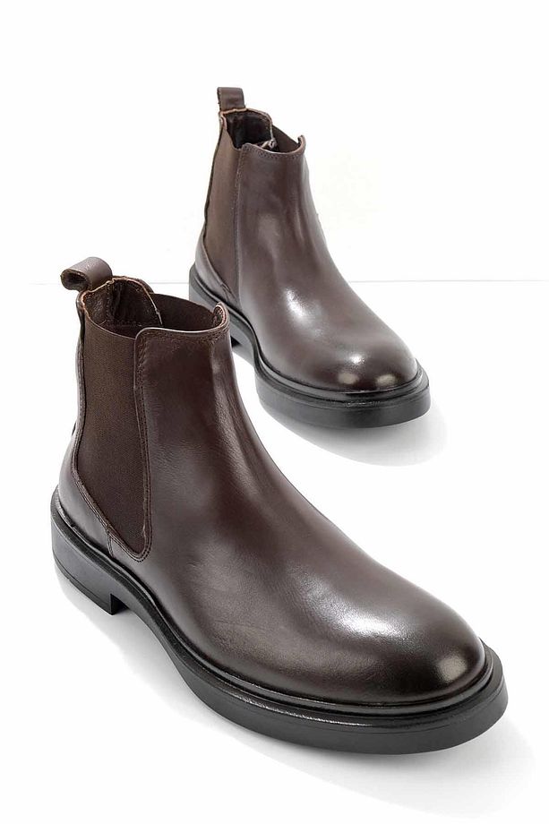 Kahve Leather Erkek Bot & Bootie E02549531103 - 2
