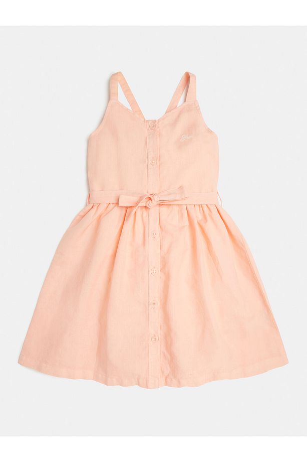 Linen Kız Çocuk Elbise - 1
