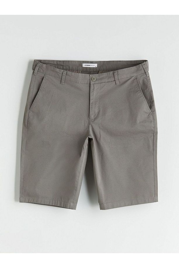 LCWAIKIKI Classic Standart Kalıp Gabardin Erkek Şort - 1