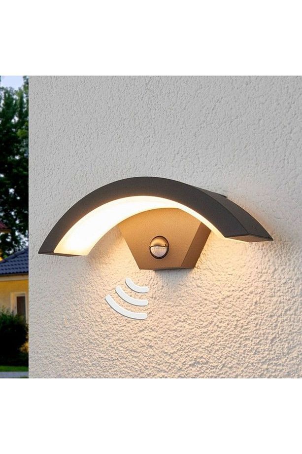 Elektrikle Çalışır, Sensörlü 24 Watt İç ve Dış Mekan Led Duvar Aplik 3000K G. Işığı Led Armatür - 7