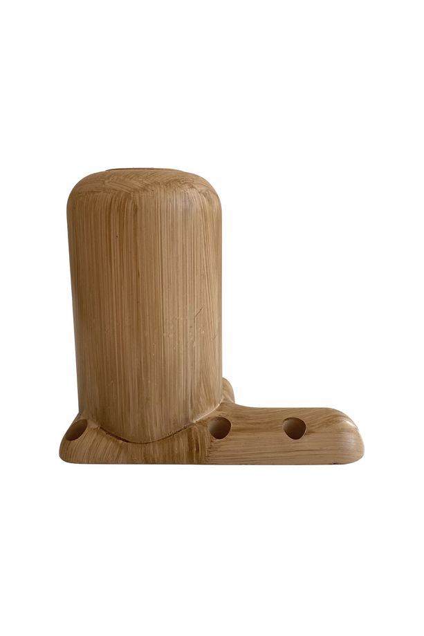 Bohem Yuvarlak 12cm Plastik Ayak Mobilya Masa ve Dolap AYAĞI(12cm)(AHŞAP Desenli)(4 ADET) - 3