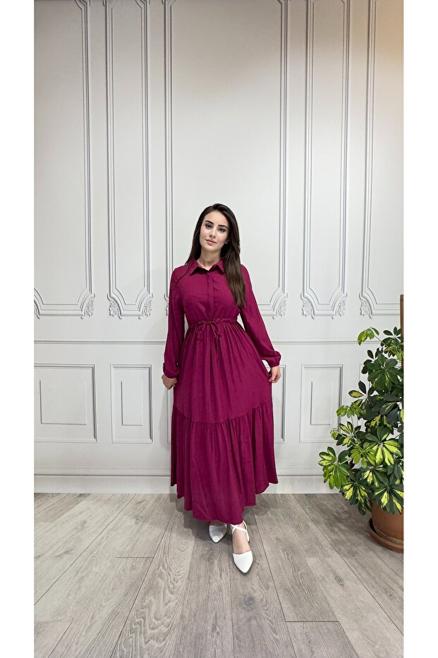 WISH - فستان بخصر أمامي - 1