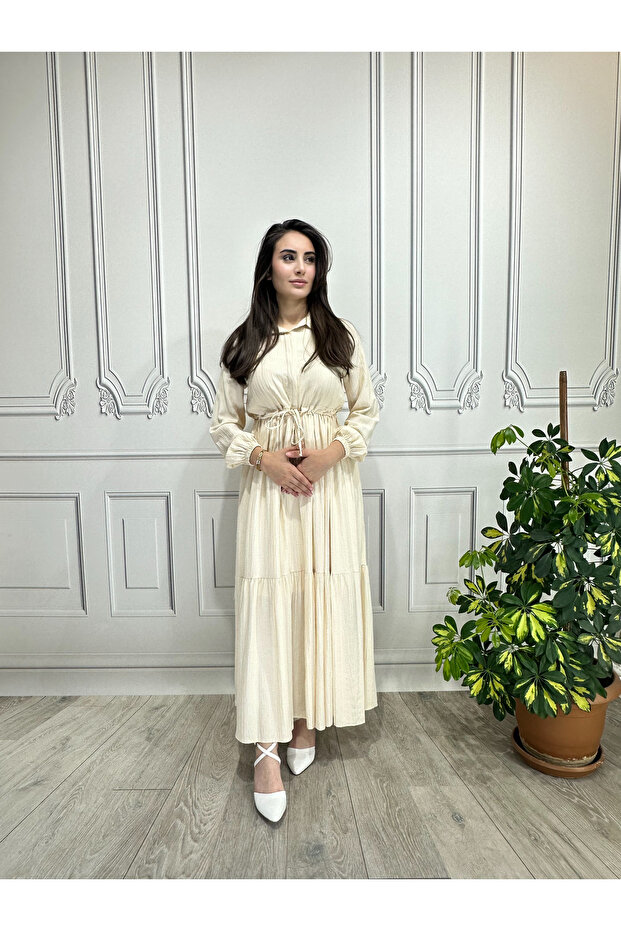 WISH - فستان بخصر أمامي - 1