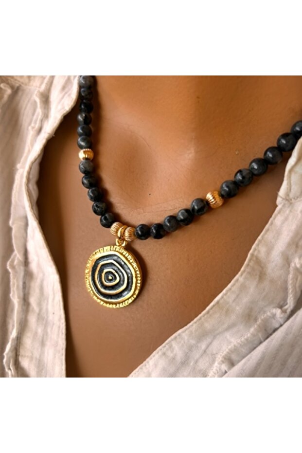 Labradorit Sarmal Kolye - 2