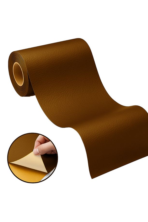 Yüksek Kaliteli Kendinden Yapışkanlı Deri Döşeme 4 Katmanlı Deri Tamir Düzenleme Bantı 50x120 CM - 1