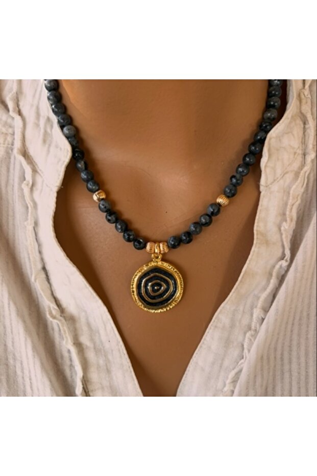 Labradorit Sarmal Kolye - 4