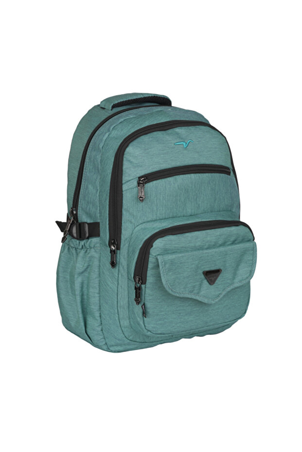 حقيبة ظهر مدرسية مقاومة للماء متعددة الأقسام تركواز 2056 - 2