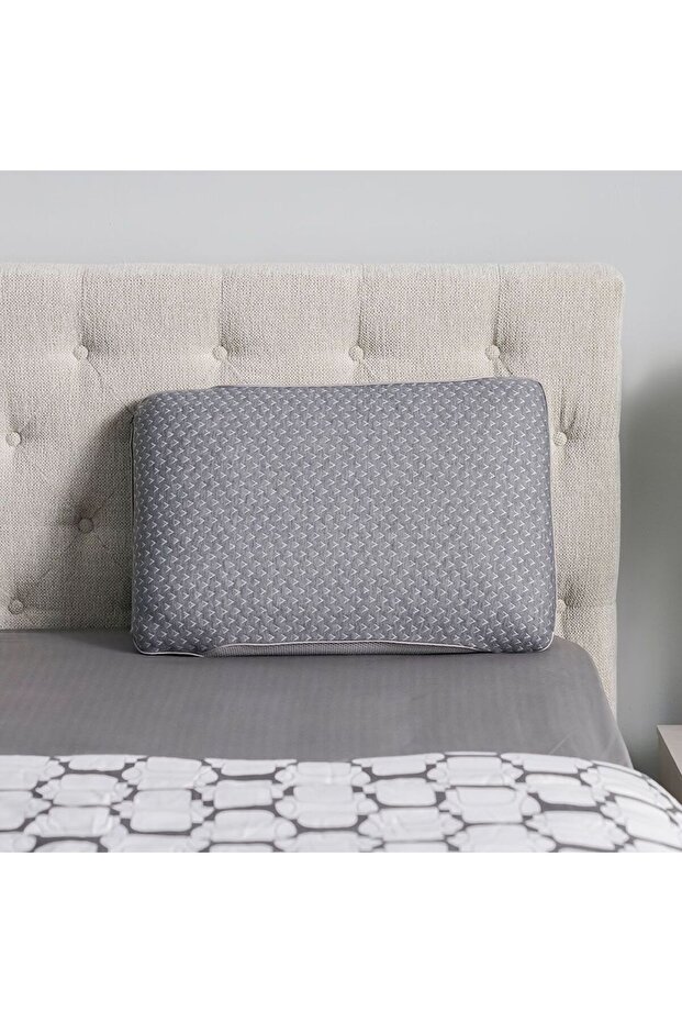 Repose Double Jacquard 3D Mesh Carbon Pillow 60x40x13Cm | Polyurethane Pillow