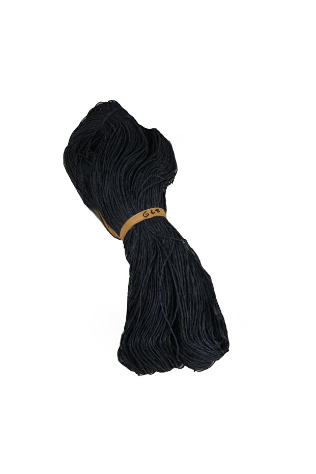 Çile Paper String Bag and Hobby Hand Knitting String G68 Navy Blue 400-500 Gr