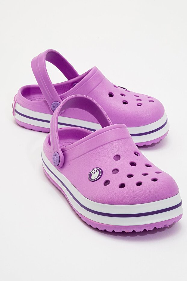 Child sabo slipper 26-30 lila