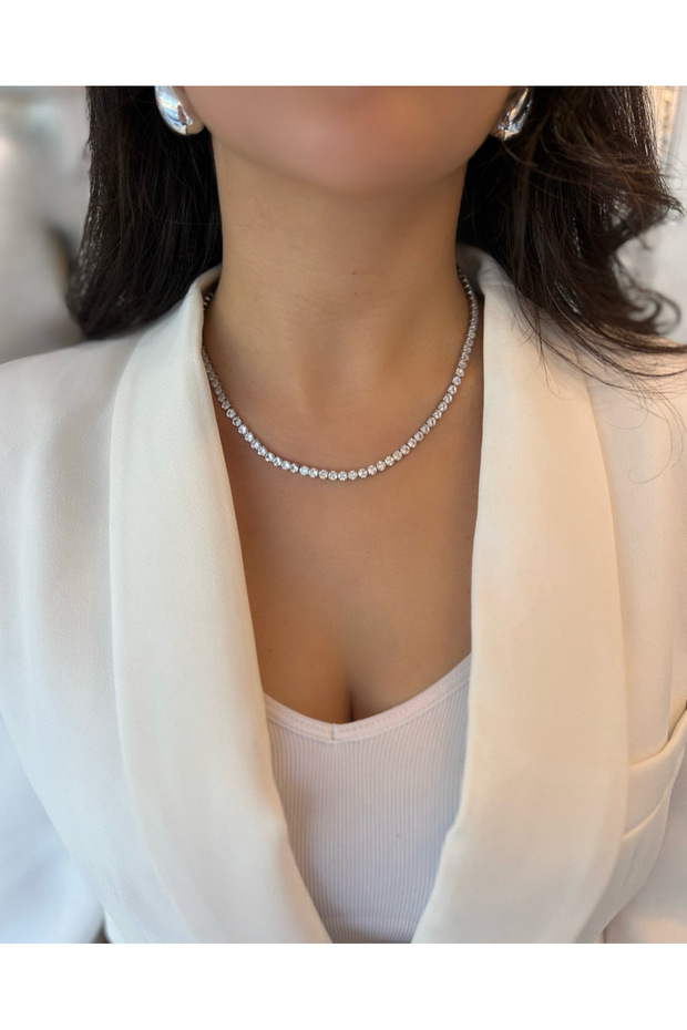 Çelik Su Yolu Kolye - 4