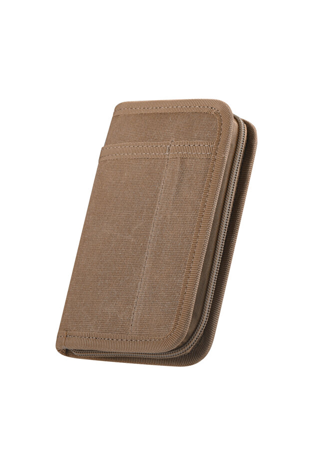 Brown Journal Cover for Field Notes Notebooks Waxed Canvas Pocket Notebook Cover Sleeve for Outdoor