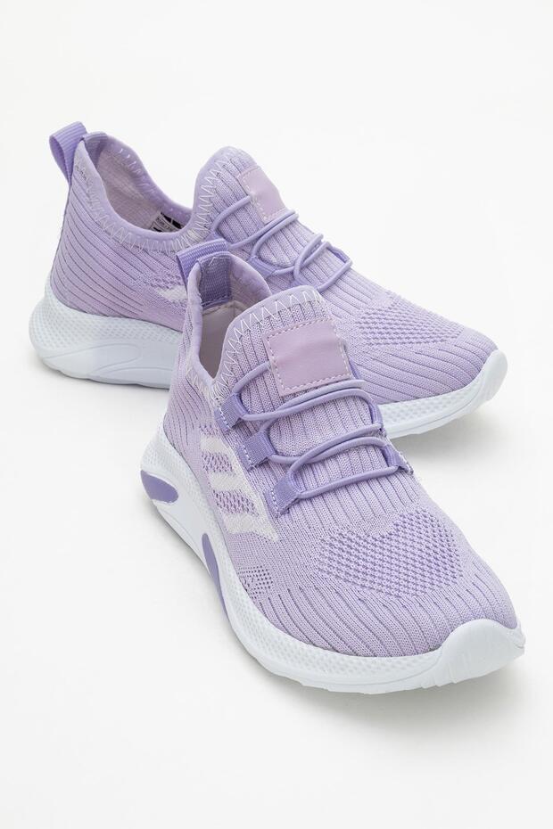 Knitwear Children's Sports Shoes 31-35 Lila