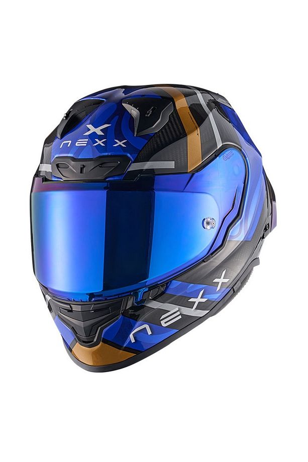 X.R3R SWIRL KARBON MAVİ KASK - 2