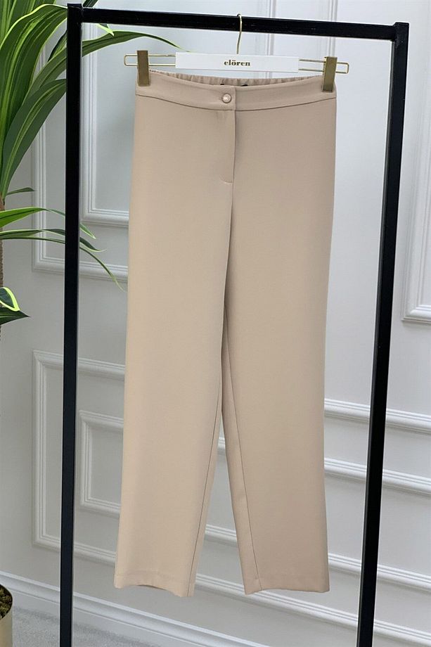 Havuç Model Kadın Pantolon Bej 1305 - 1
