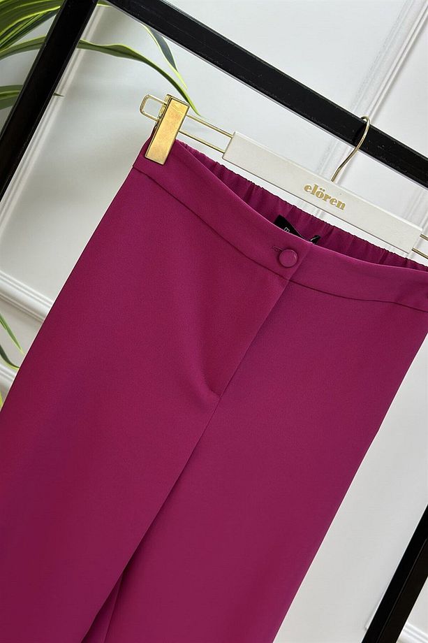 Havuç Model Kadın Pantolon Fuşya 1305 - 2