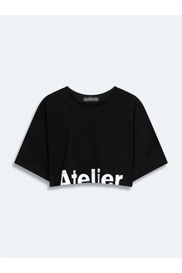 Bonero Crop Logo Women's T-Shirt 1224800786089
