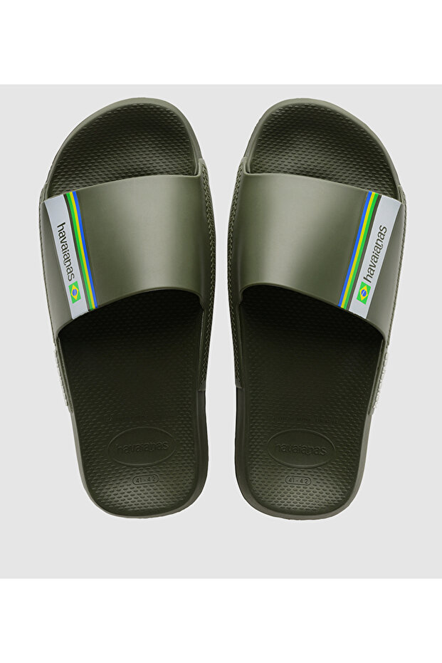 Green HAV. SLIDE BRASIL Unisex Sandal
