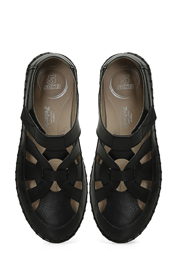 105425 Kadın Günlük Ortopedik 5 Nokta Babet - 4