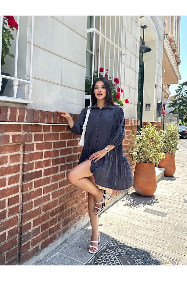 Modal Kumaş Elbise - 3