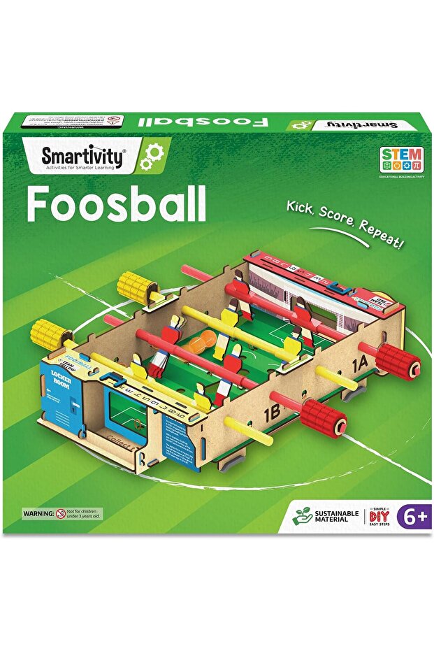 DIY Foosball, Mini Football, Soccer Table Stem Educational Fun Toys, Educational & Constr