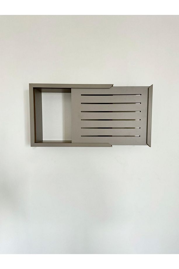Beyaz MDF Wi-Fi Modem Saklama Kutusu 40x30x10, şık ve kullanışlı tasarım. - 2