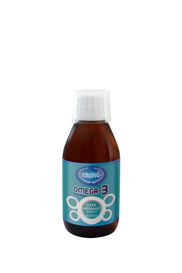 Ersağ Omega 3 Liquid (Strawberry Flavored)