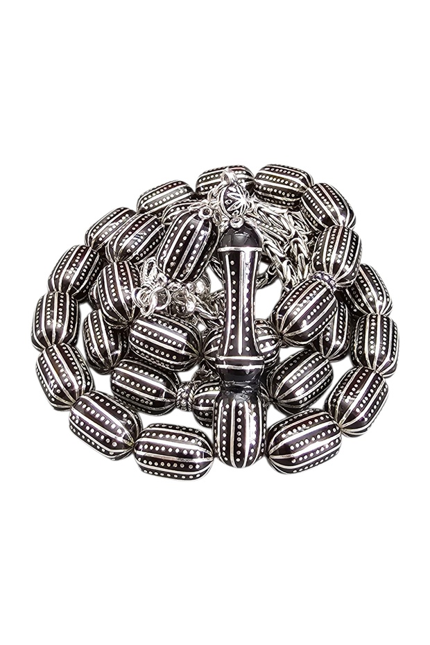 24-Piece Split Collectible Fishing Stone Prayer Beads Lt1391