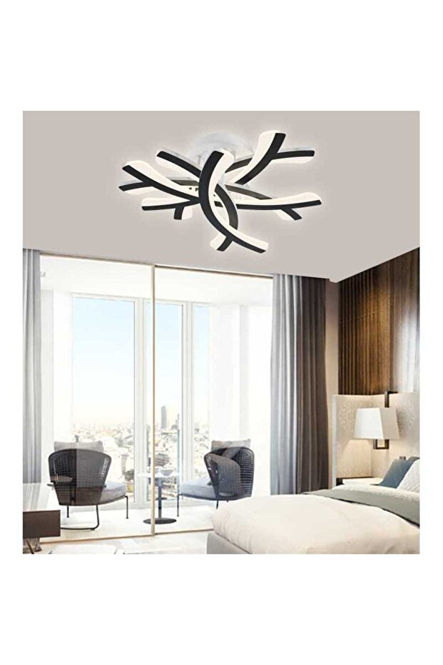 White LED Chandelier 24W with 2.4G wifi Remote Control with 3 light functions, adjustable - 2