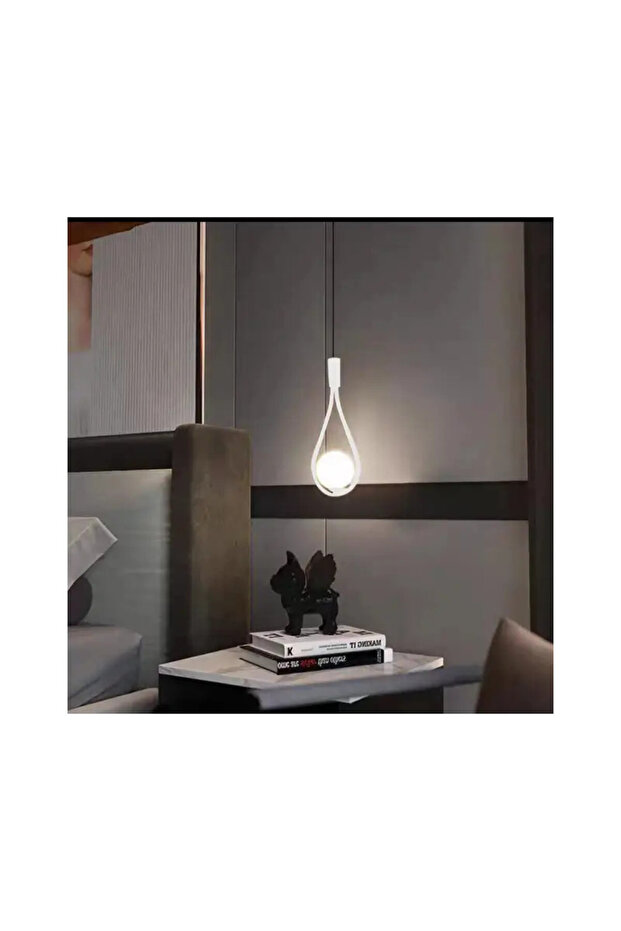 Chandelier On Cable E14/2 White 15 x 15 x 100 cm - 1