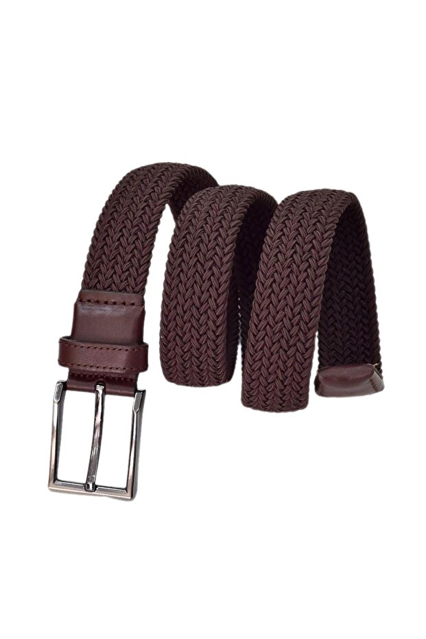 Men's Woven Braided Belt Elastic, Stretch Feature Bgl-St04588