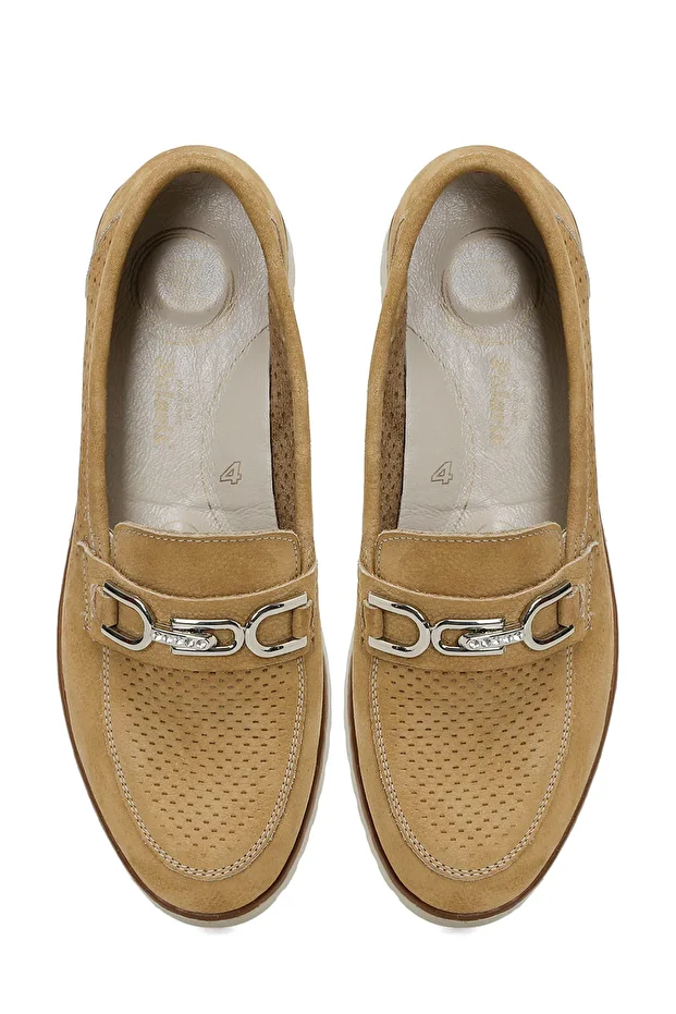105404.Z5FX Camel Kadın Loafer - 4