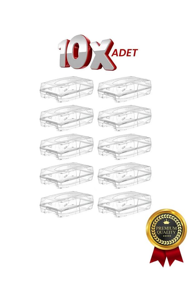 10 Adet Kadın Ayakkabı Saklama Kutusu Şeffaf Ayakkabı Saklama Kutusu - 2