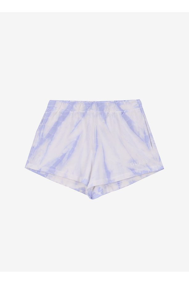 V5GD11KCRQ0F46Q TIE-DYE SHORT Mor Lastikli Bel Relaxed Desenli Kadın Şort - 6