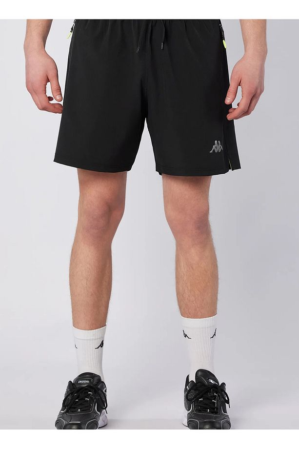 382H11W-005 FASTINA SHORT Siyah Lastikli Bel Regular Fit Düz Erkek Şort - 1