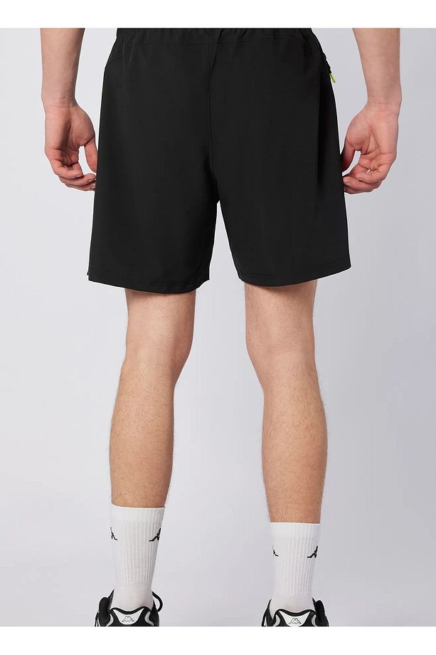 382H11W-005 FASTINA SHORT Siyah Lastikli Bel Regular Fit Düz Erkek Şort - 5