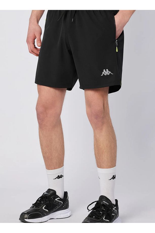 382H11W-005 FASTINA SHORT Siyah Lastikli Bel Regular Fit Düz Erkek Şort - 4